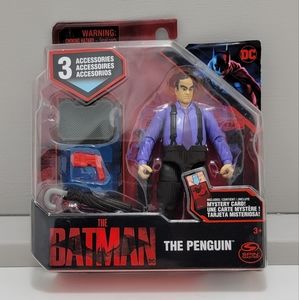 The Penguin Action Figure 3 Accessories & Mystery Card New
